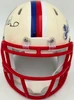 Mike Vrabel Autographed New England Patriots Cream Retro Speed Mini Helmet JSA Witness Stock #267908