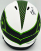 Ty Okada Autographed Seattle Seahawks Lunar Eclipse White Speed Mini Helmet MCS Holo Stock #267936