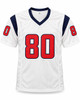 Houston Texans Andre Johnson Autographed White Jersey Beckett BAS Witness Stock #267654