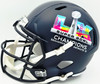 Jason Myers Autographed Seattle Seahawks Blue Full Size Super Bowl LX Champions Logo Speed Replica Helmet "5-5 FG SB LX Champs" MCS Holo Stock #267828