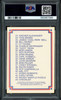 Hall of Famers Autographed 1983 Donruss Checklist Card PSA 4 Auto Grade Near Mint/Mint 8 With 4 Signatures Including Mickey Mantle PSA/DNA #150367385