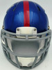 Cam Skattebo Autographed New York Giants Blue Speed Mini Helmet Beckett BAS QR Stock #267942