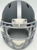 Cam Skattebo Autographed New York Giants Slate Gray Speed Mini Helmet Beckett BAS QR Stock #267943