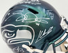 Seattle Seahawks Super Bowl LX Champions Autographed Rivalries Full Size Speed Replica Helmet With 28 Signatures Including Sam Darnold & Jaxon Smith-Njigba Beckett BAS Witness Stock #268086