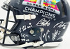 Seattle Seahawks Super Bowl LX Champions Autographed Blue Full Size SB LX Champs Logo Speed Authentic Helmet With 31 Signatures Including Sam Darnold & Jaxon Smith-Njigba #/12 Stock #268081