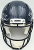 Seattle Seahawks Super Bowl LX Champions Autographed Blue Full Size Speed Authentic Helmet With 31 Signatures Including Sam Darnold & Jaxon Smith-Njigba #/60 Stock #268083