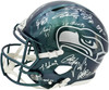 Seattle Seahawks Super Bowl LX Champions Autographed Rivalries Full Size Speed Authentic Helmet With 28 Signatures Including Sam Darnold & Jaxon Smith-Njigba Beckett BAS Witness Stock #268085