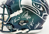 Seattle Seahawks Super Bowl LX Champions Autographed Rivalries Full Size Speed Authentic Helmet With 31 Signatures Including Sam Darnold & Jaxon Smith-Njigba #/60 Stock #268085