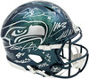 Seattle Seahawks Super Bowl LX Champions Autographed Rivalries Full Size Speed Authentic Helmet With 31 Signatures Including Sam Darnold & Jaxon Smith-Njigba #/60 Stock #268085