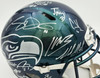 Seattle Seahawks Super Bowl LX Champions Autographed Rivalries Full Size Speed Authentic Helmet With 31 Signatures Including Sam Darnold & Jaxon Smith-Njigba #/60 Stock #268085