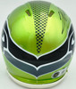 Jadarian Price Autographed Seattle Seahawks Flash Green Speed Mini Helmet Beckett BAS Witness Stock #268032