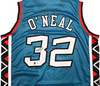 1996 All Star Shaquille O'Neal Autographed Teal Jersey Beckett BAS Witness Stock #267981