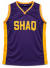 Los Angeles Lakers Shaquille O'Neal Autographed Purple Jersey Beckett BAS Witness Stock #267983