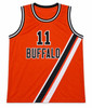 Buffalo Braves Bob McAdoo Autographed Orange Jersey JSA Witness Stock #268048