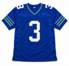 Seattle Seahawks Nick Emmanwori Autographed Blue Throwback Jersey Beckett BAS Witness Stock #268035