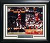 Michael Jordan & Julius "Dr. J" Erving Autographed Framed 16x20 Photo #/150 UDA Holo Stock #267822