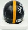 Jack Ham Autographed Pittsburgh Steelers Black Speed Mini Helmet (Scuffed) Beckett BAS Witness #5W038983