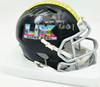 Mike Macdonald Autographed Seattle Seahawks Black Super Bowl LX Logo Speed Mini Helmet "We Did Not Care" Beckett BAS Witness #4W869569