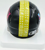 Mike Macdonald Autographed Seattle Seahawks Black Super Bowl LX Logo Speed Mini Helmet "We Did Not Care" Beckett BAS Witness #4W869569