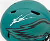 Jalen Carter Autographed Philadelphia Eagles Rave Green Full Size Speed Replica Helmet (Smudged) JSA Witness #WC524281