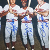 Big Red Machine Autographed Framed 8x10 Photo Cincinnati Reds With 4 Signatures Including Pete Rose PSA/DNA #L61197