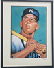 Mickey Mantle Autographed Framed 1952 Topps 16x20 Lithograph Photo New York Yankees #178/250 Beckett BAS #AG020309