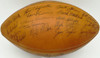 1963 Green Bay Packers Autographed Official NFL Leather Football With 49 Signatures Including Vince Lombardi & Bart Starr Beckett BAS #AG007963
