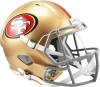 Unsigned San Francisco 49ers Gold Speed Replica Full Size Helmet Stock #268299