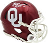 Brian Bosworth Autographed Oklahoma Sooners Crimson Speed Mini Helmet Beckett BAS QR Stock #268194
