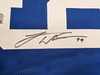 Seattle Seahawks Leonard Williams Autographed Blue Throwback Jersey Grad Witness Stock #268200
