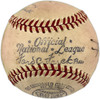 Babe Ruth Autographed Official Frick NL Baseball New York Yankees Auto Grade 7 Beckett BAS #AG010745