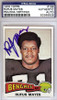 Rufus Mayes Autographed 1975 Topps Card #168 Cincinnati Bengals PSA/DNA #83366926