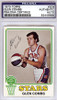 Glen Combs Autographed 1973 Topps Card #209 Utah Stars PSA/DNA #83449868