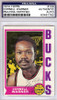 Cornell Warner Autographed 1974 Topps Card #109 Milwaukee Bucks "To John" PSA/DNA #83461792