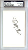 Ted McClain Autographed 3x5 Index Card Carolina Cougars PSA/DNA #83814073