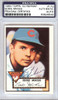 Eddie Miksis Autographed 1952 Topps Reprint Card #172 Chicago Cubs PSA/DNA #83826649