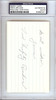 Fred "Lefty" Archer Autographed 3x5 Index Card Philadelphia A's "Best Wishes James" PSA/DNA #83860301