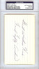 Fred "Lefty" Archer Autographed 3x5 Index Card Philadelphia A's "Best Wishes Ken" PSA/DNA #83860304