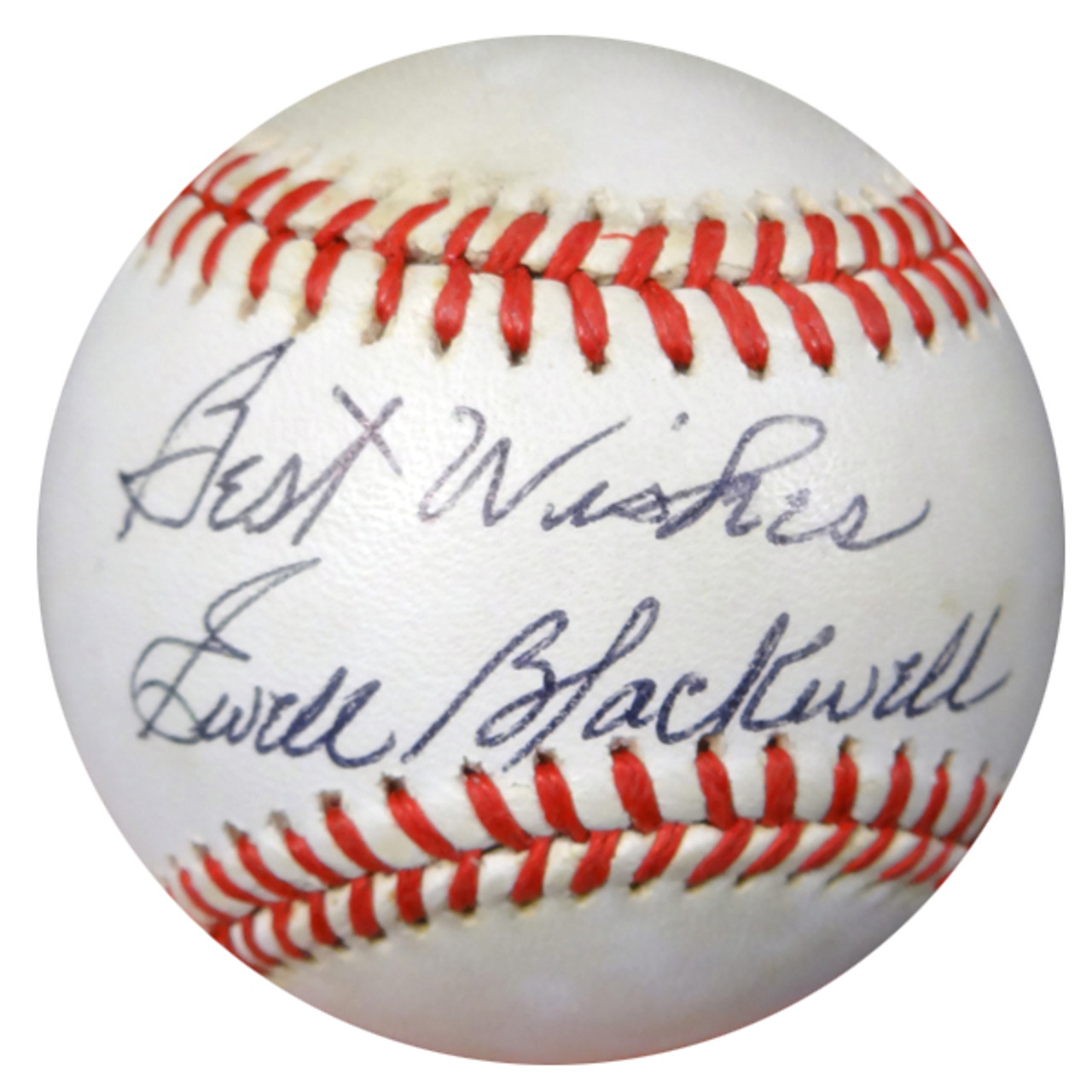 Mickey Mantle Autographed Official Babe Ruth League Baseball New York  Yankees Best Wishes PSA/DNA #I88287