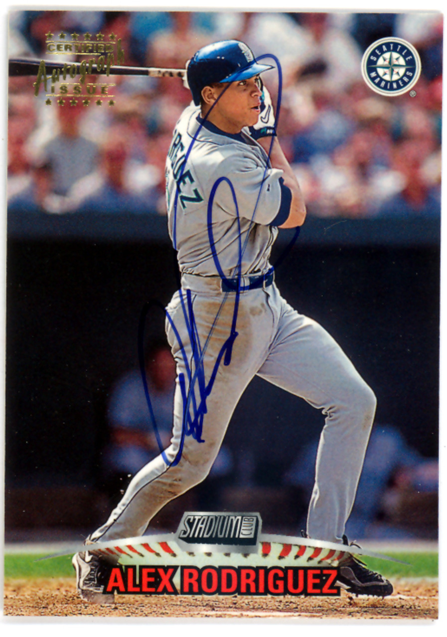 Alex Rodriguez Autographed 1997 Score Goin' Yard Card #507