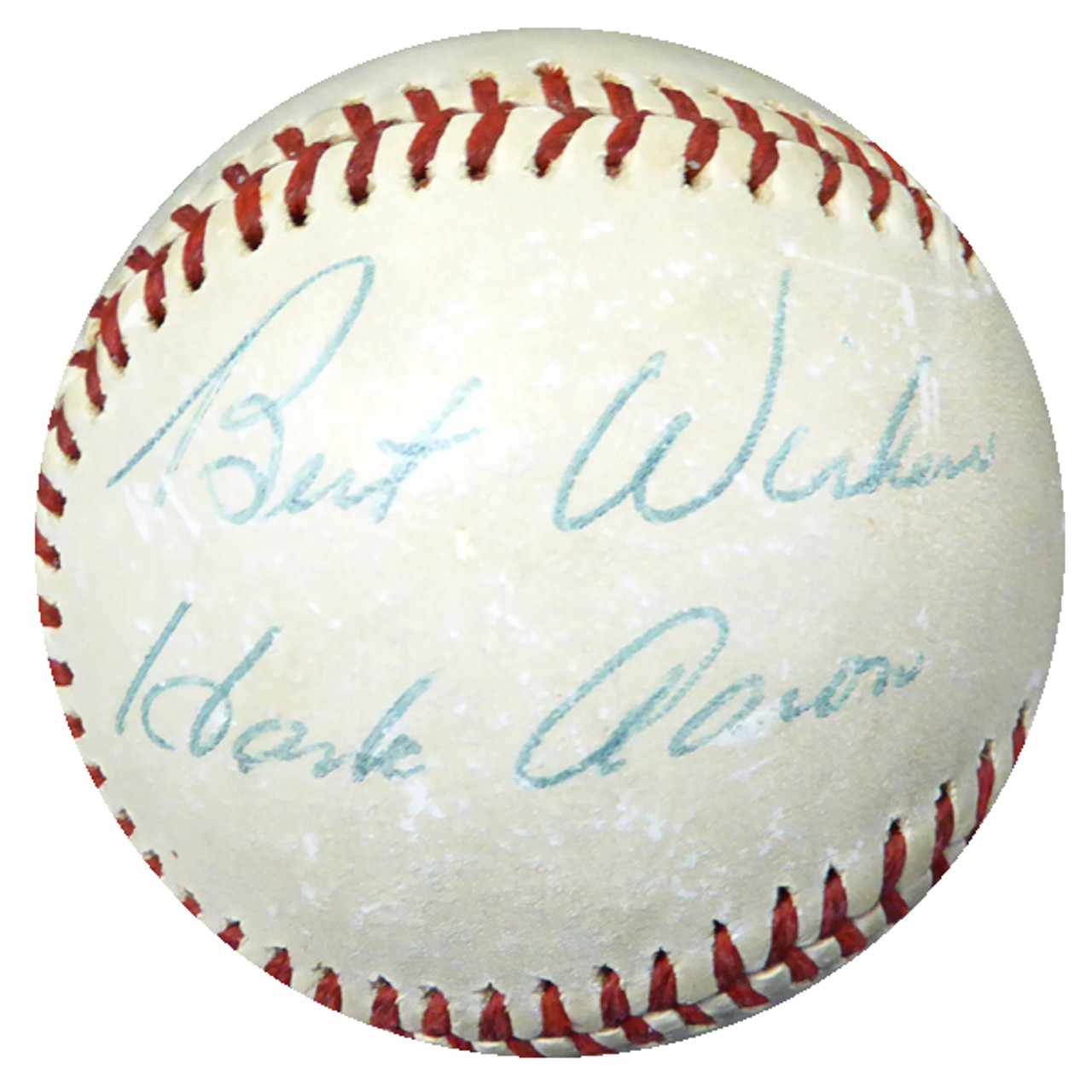 Hank Aaron Autographed Official AL Baseball Atlanta Braves Best Wishes  Vintage Playing Days Signature PSA/DNA #W05582 - Mill Creek Sports