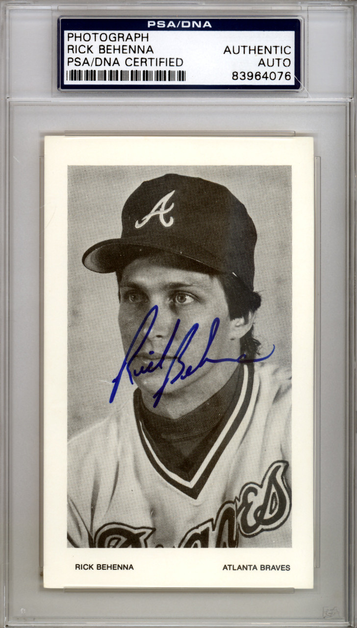 Rich Behenna Autographed 3x5 Photo Atlanta Braves PSA/DNA #83964076 - Mill  Creek Sports