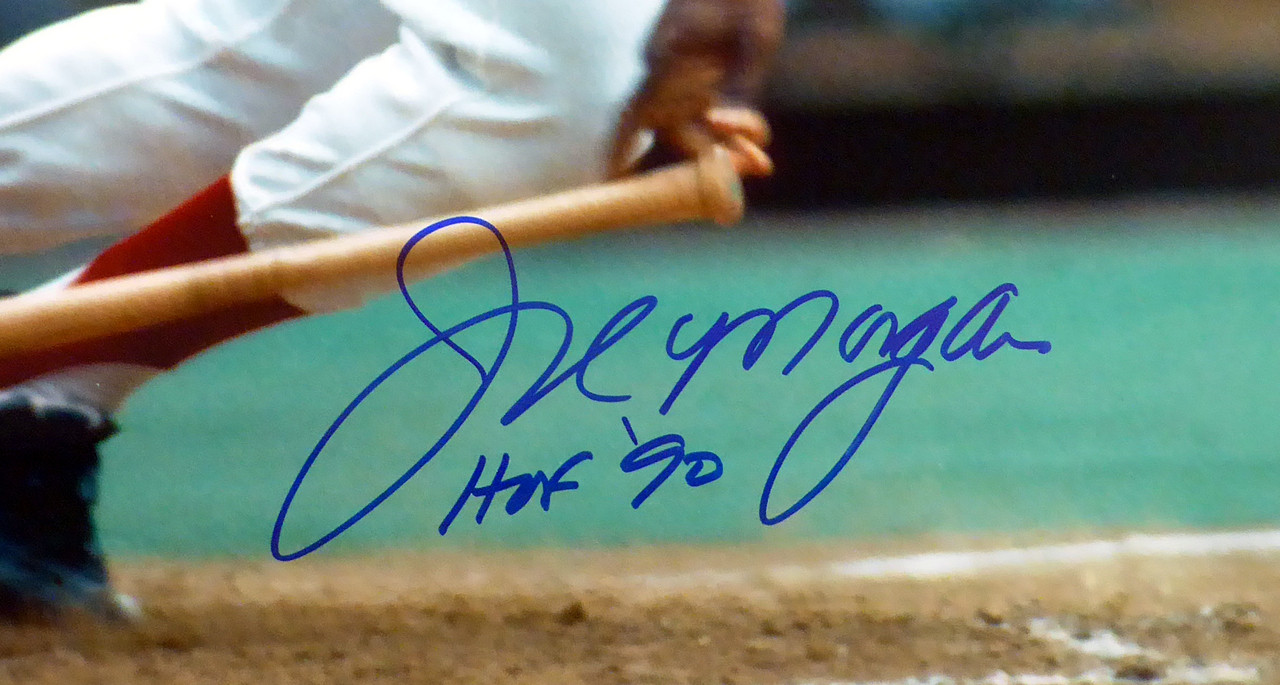 Joe Morgan Signed & Inscribed Baseball – HOF Logo