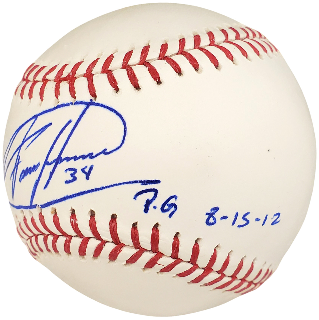 Felix Hernandez Autographed Official MLB Baseball Seattle Mariners King  Felix PSA/DNA Stock #56211