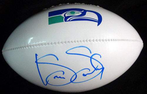 Kenny Easley Autographed White Logo Football Seattle Seahawks PSA