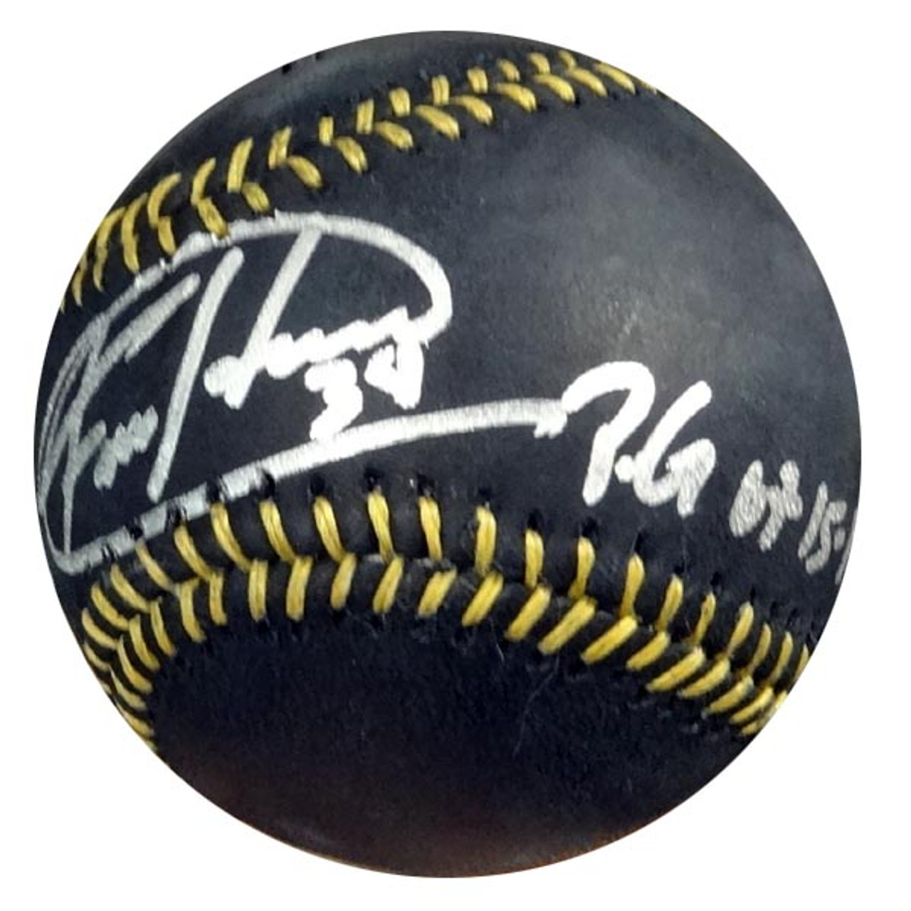 Seattle Mariners Felix Hernandez Autographed White Majestic Jersey PG  8-15-12 Size XL MLB Holo Stock #124656