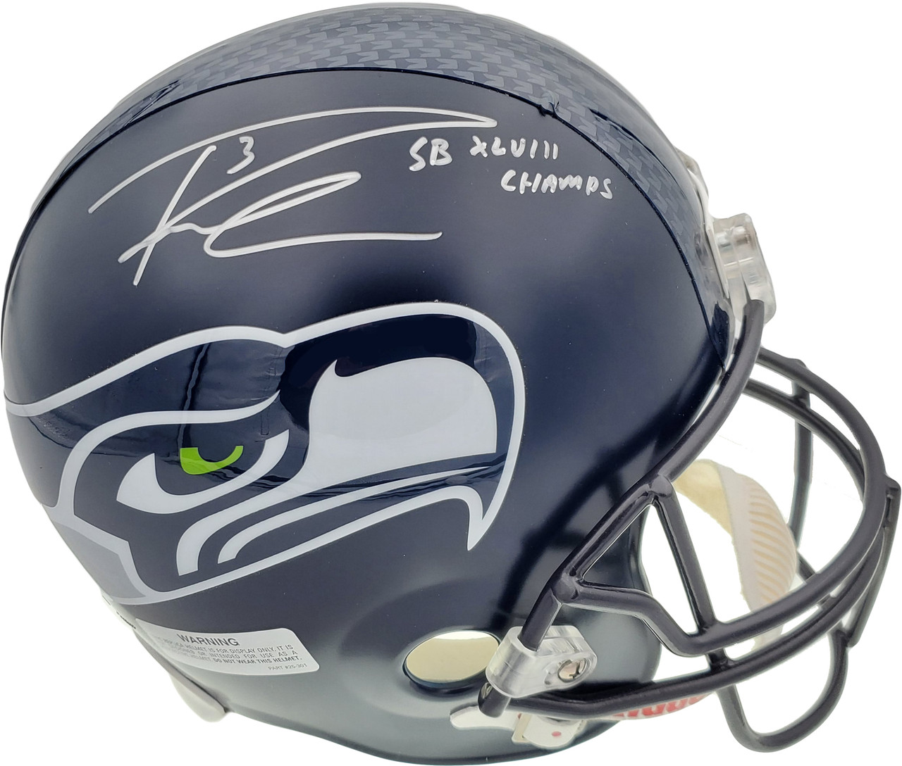 Russell Wilson Seattle Seahawks Autographed Super Bowl XLVIII Pro Football