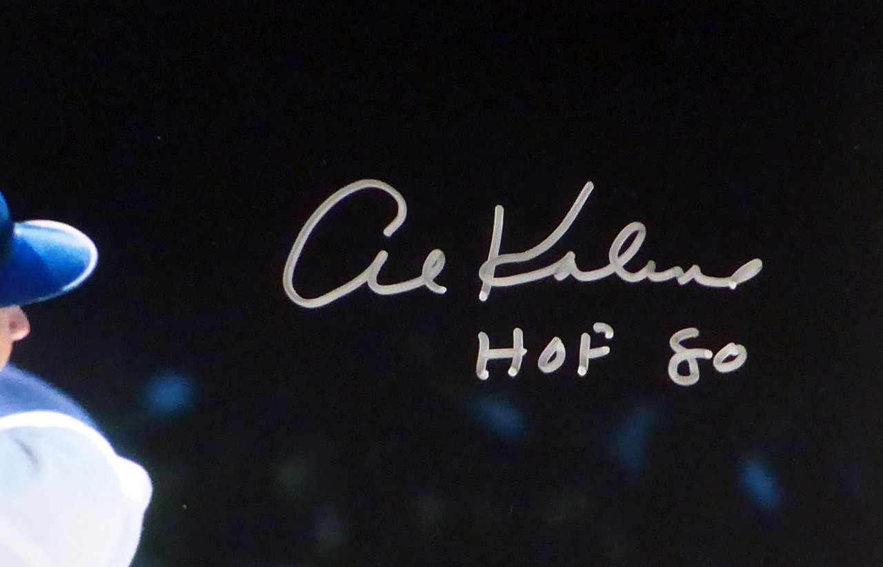 Al Kaline Autographed Detroit Tigers Home Nike Jersey Inscribed HOF 80