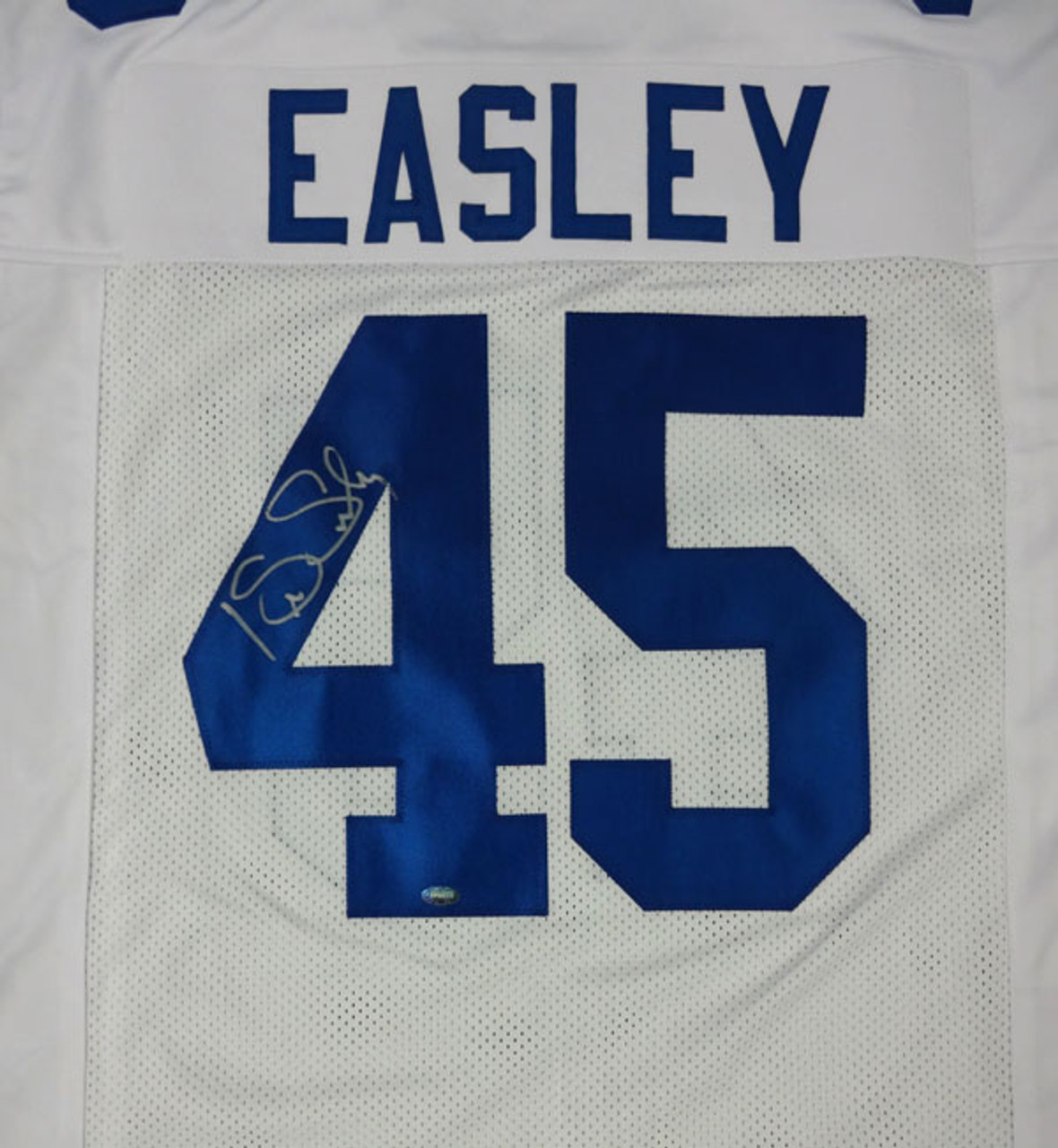 Seattle Seahawks Kenny Easley Autographed White Jersey MCS Holo Stock  #90871 - Mill Creek Sports