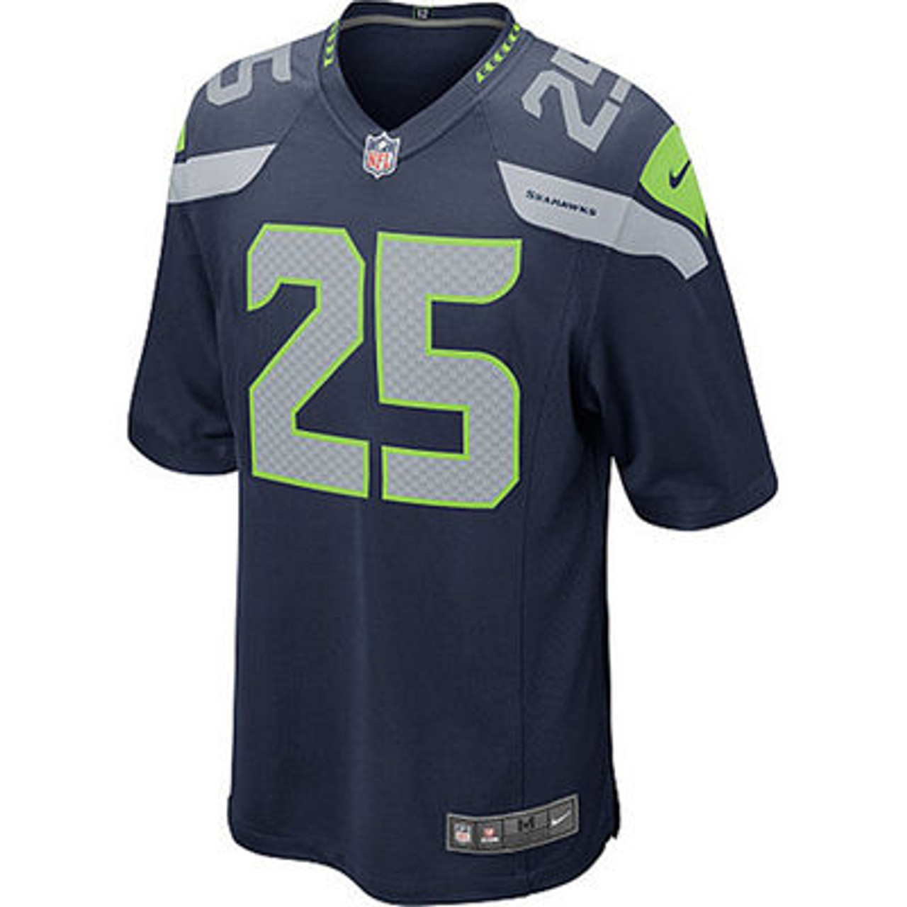 Russell Wilson Framed Game Used Seattle Seahawks White Nike Jersey With  Captain's Patch & NFL 100 Logo Unsigned SKU #203517
